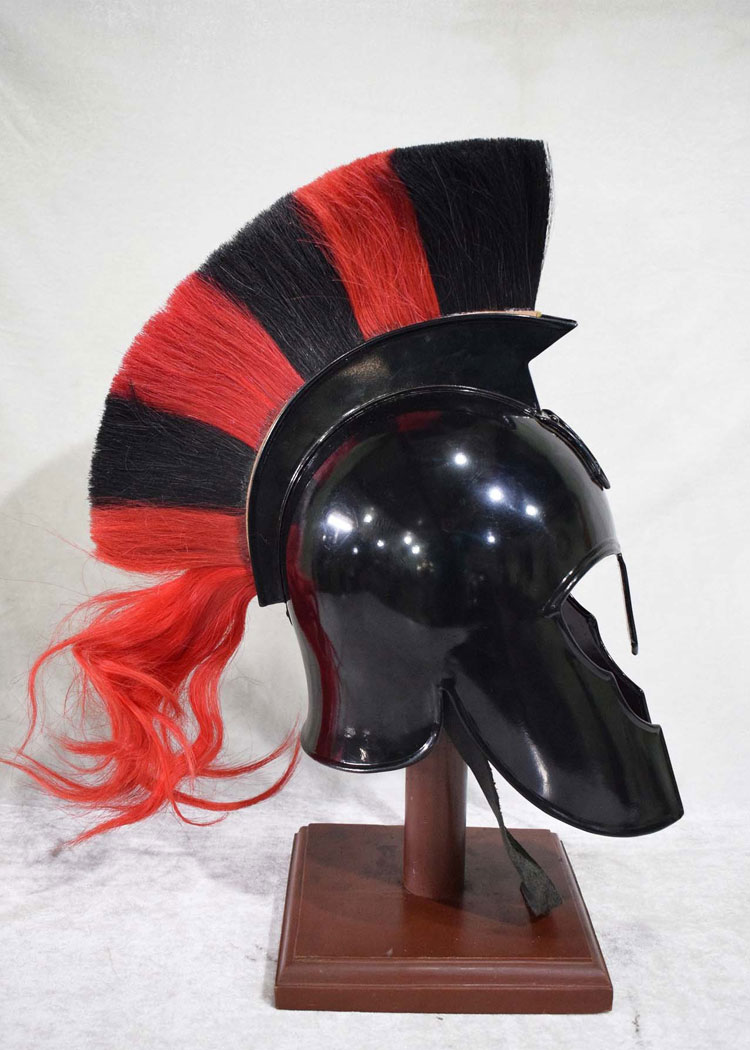 Details about   Medieval Armour King Crusader Troy Helmet Black Finish Armor Steel Helmet 